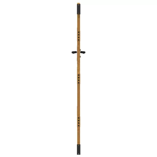  bambuszmintás corten acél kerti kapu 85 x 175 cm