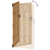  bambuszmintás corten acél kerti kapu 85 x 175 cm
