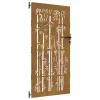  bambuszmintás corten acél kerti kapu 85 x 200 cm