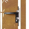  bambuszmintás corten acél kerti kapu 105 x 155 cm