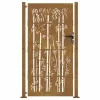  bambuszmintás corten acél kerti kapu 105 x 205 cm