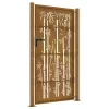  bambuszmintás corten acél kerti kapu 105 x 205 cm