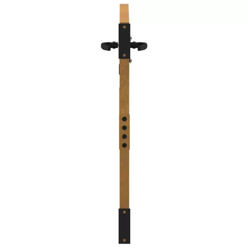  négyszögmintás corten acél kerti kapu 85 x 100 cm