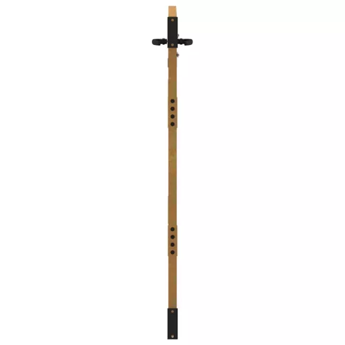  négyszögmintás corten acél kerti kapu 85 x 125 cm