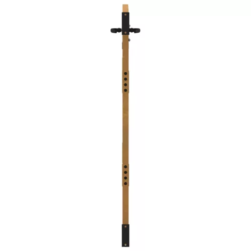  négyszögmintás corten acél kerti kapu 85 x 150 cm
