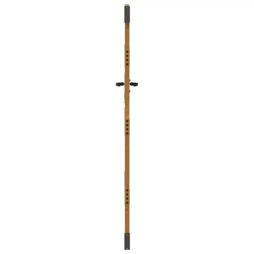  négyszögmintás corten acél kerti kapu 85 x 200 cm