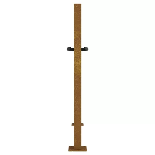  famintás corten acél kerti kapu 105 x 80 cm