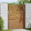 fűmintás corten acél kerti kapu 105 x 130 cm