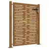  fűmintás corten acél kerti kapu 105 x 155 cm