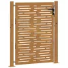  fűmintás corten acél kerti kapu 105 x 155 cm