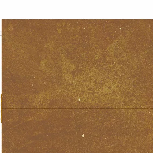  corten acél kerti kapu 85 x 75 cm