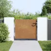  corten acél kerti kapu 85 x 100 cm