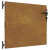  corten acél kerti kapu 85 x 100 cm