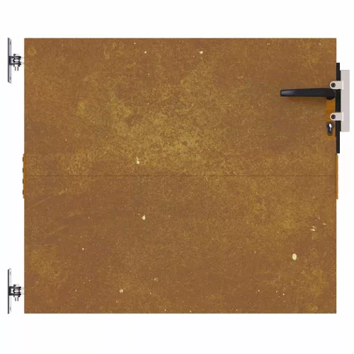  corten acél kerti kapu 85 x 100 cm