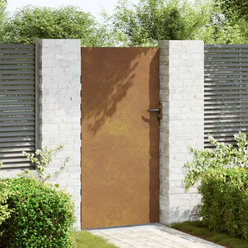 corten acél kerti kapu 85 x 200 cm