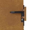  corten acél kerti kapu 85 x 200 cm