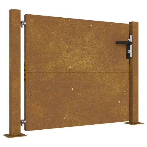  corten acél kerti kapu 105 x 80 cm