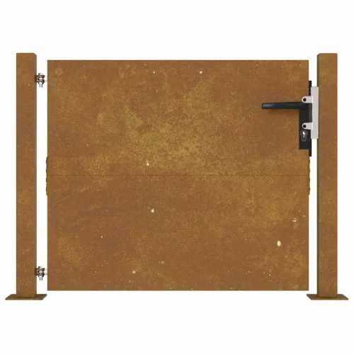  corten acél kerti kapu 105 x 80 cm
