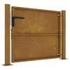  corten acél kerti kapu 105 x 80 cm