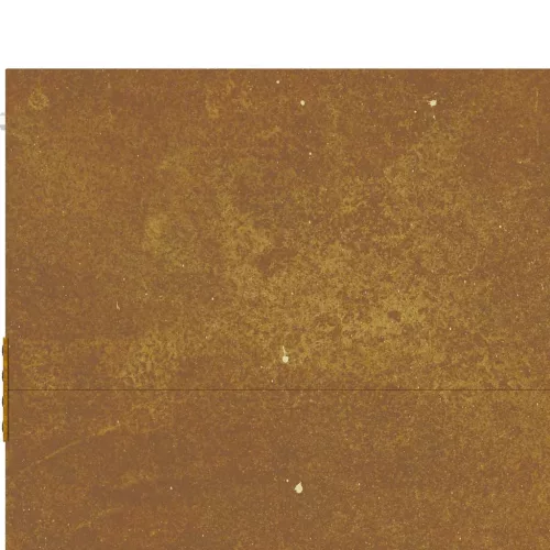  corten acél kerti kapu 105 x 80 cm