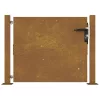  corten acél kerti kapu 105 x 105 cm