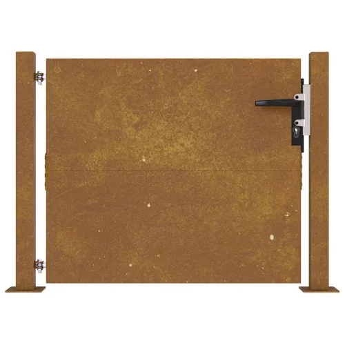  corten acél kerti kapu 105 x 105 cm