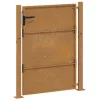  corten acél kerti kapu 105 x 130 cm