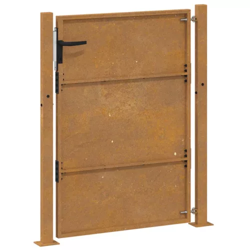  corten acél kerti kapu 105 x 130 cm