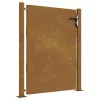  corten acél kerti kapu 105 x 155 cm