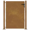  corten acél kerti kapu 105 x 155 cm
