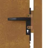  Corten acél kerti kapu 100x200 cm