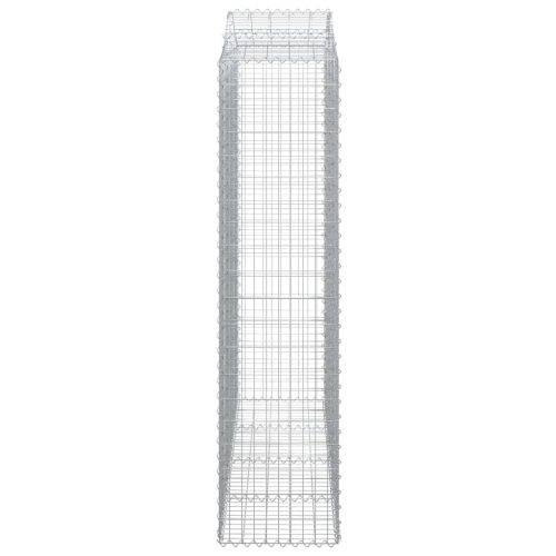  íves horganyzott vas gabion kosár 200x50x200/220 cm