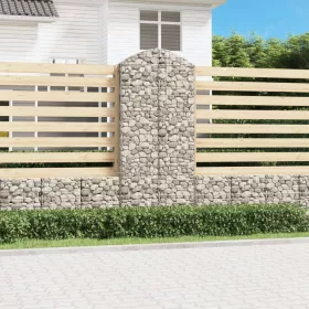  íves horganyzott vas gabion kosár 100x30x220/240 cm