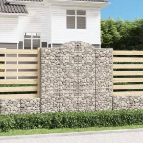  íves horganyzott vas gabion kosár 200x30x200/220 cm