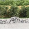  íves horganyzott vas gabion kosár 200x50x40/60 cm