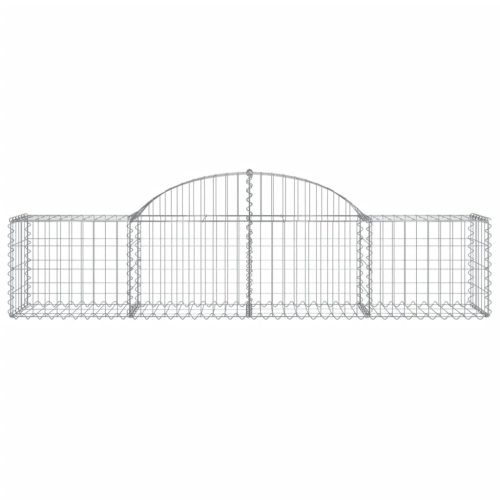 íves horganyzott vas gabion kosár 200x50x40/60 cm