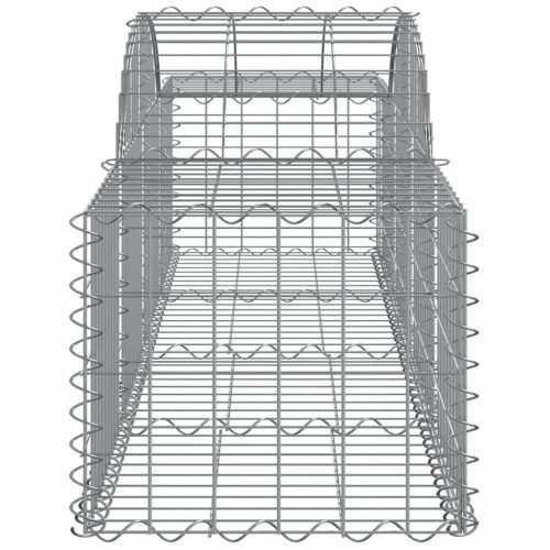  íves horganyzott vas gabion kosár 200x50x40/60 cm