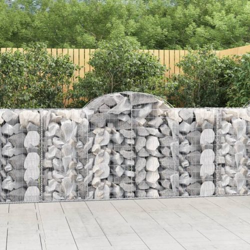  íves horganyzott vas gabion kosár 200x50x100/120 cm