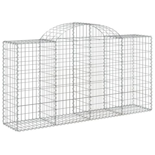  íves horganyzott vas gabion kosár 200x50x100/120 cm