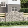  íves horganyzott vas gabion kosár 200x50x120/140 cm