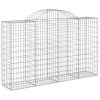  íves horganyzott vas gabion kosár 200x50x120/140 cm