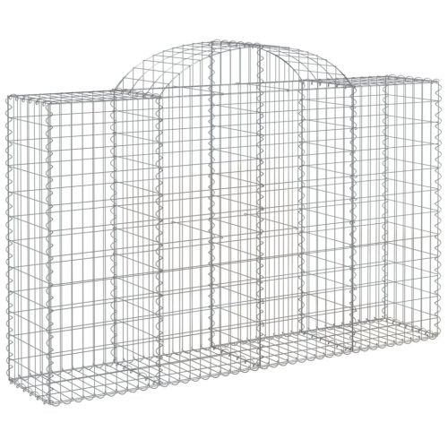  íves horganyzott vas gabion kosár 200x50x120/140 cm