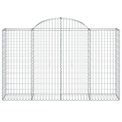 íves horganyzott vas gabion kosár 200x50x120/140 cm