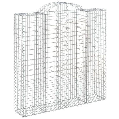  íves horganyzott vas gabion kosár 200x50x200/220 cm