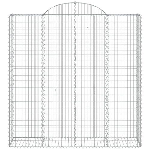  íves horganyzott vas gabion kosár 200x50x200/220 cm