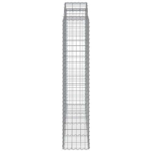  íves horganyzott vas gabion kosár 200x50x200/220 cm