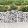  íves horganyzott vas gabion kosár 400x50x100/120 cm