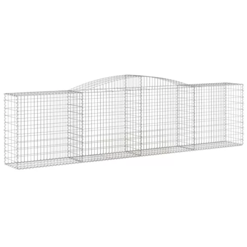  íves horganyzott vas gabion kosár 400x50x100/120 cm