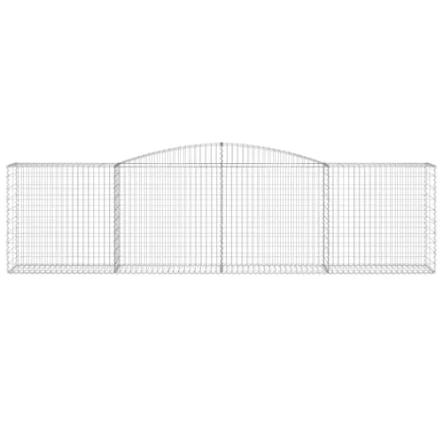  íves horganyzott vas gabion kosár 400x50x100/120 cm