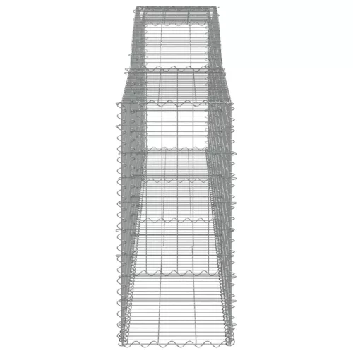  íves horganyzott vas gabion kosár 400x50x100/120 cm